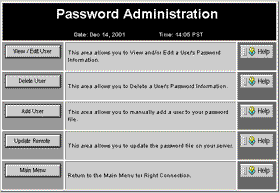 Password Screen